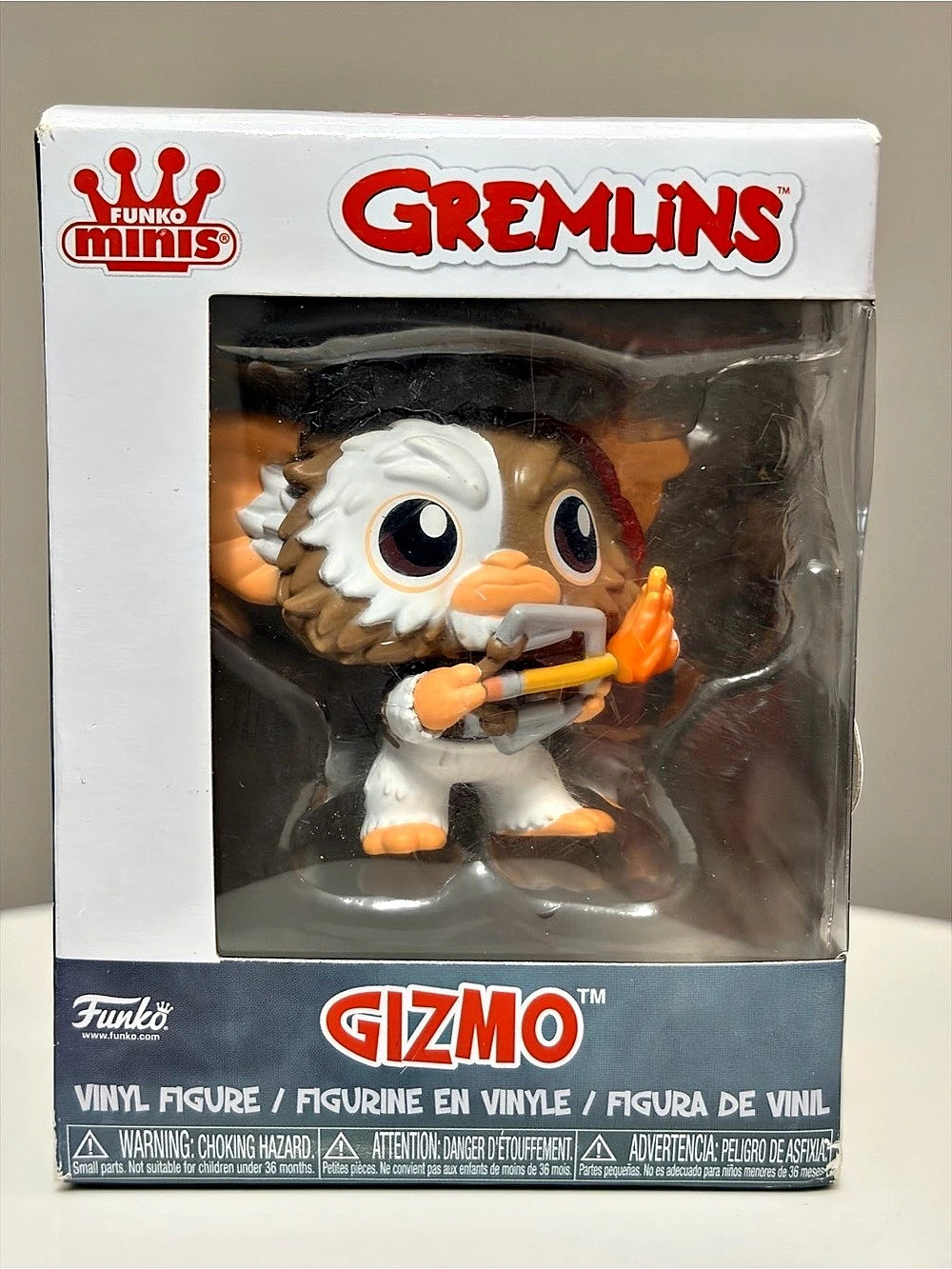 GREMLINS (2023) Funko Minis “Gizmo” with Bow & Arrow 3” Vinyl Figure/NIB/NWT